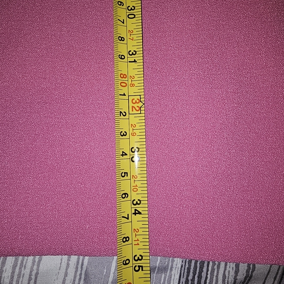 NWT Vince Camuto Pink Embroidered Puff Sleeve Shift Dress Size 0 - Picture 7 of 13